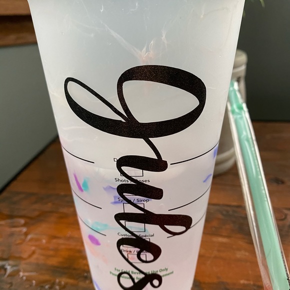 COPY - Starbucks color changing marble cup personalized - Picture 6 of 8